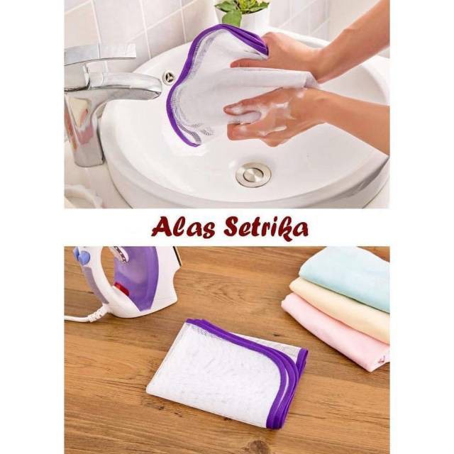 Alat Pelapis Setrika Pakaian - Alas Pelapis Setrika Baju - Ironing Mat Protective Cloth