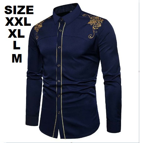 BAJU KEMEJA KOKO PRIA SLIM FIT MEWAH MODERN KOKO SLIMFIT COLIN DION DK 28