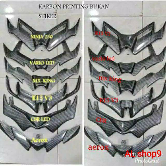 Winglet r15 v2 /old carbon wtp..winglet ninja fi motif carbon wtp