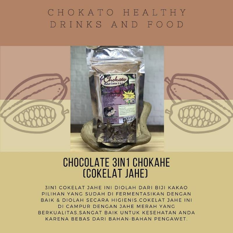 

Chokato cokahe(cokelat jahe) 250g