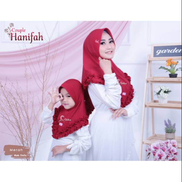 bergo Hanifah Couple by Abika hijab
