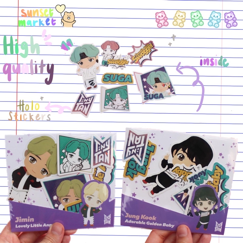 

[COD] STICKER TINYTAN BANGBANGCON BTS HIGH QUALITY HOLOGRAM