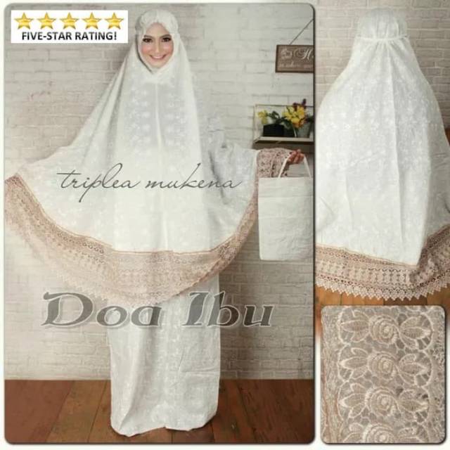 Mukena katun paris keong mocca mukena katun paris dollar mukena katun paris  best seller