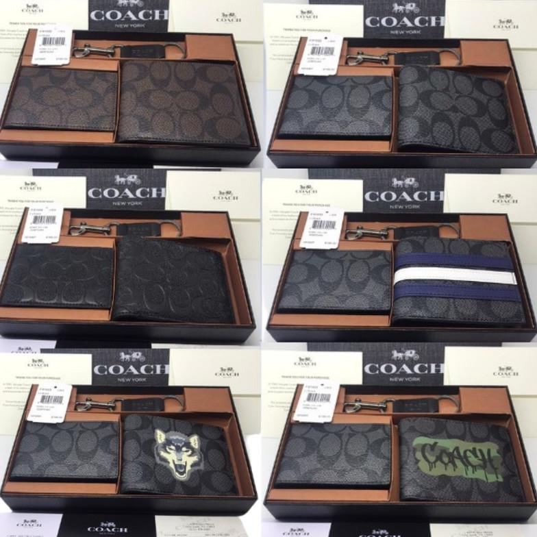 Coach Dompet Pria Men Wallet Dompet Lipat Pria Fullset Original Coach Wallet Coach Dompet . , .,