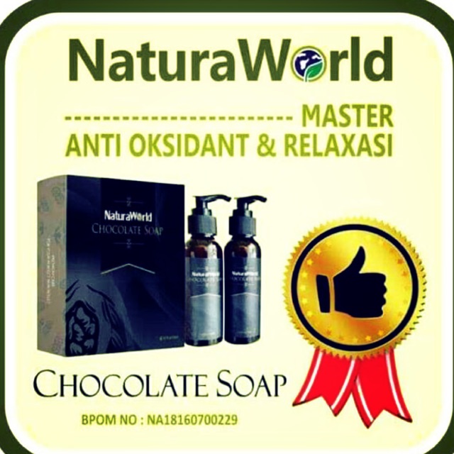 

Chocolate soap natura