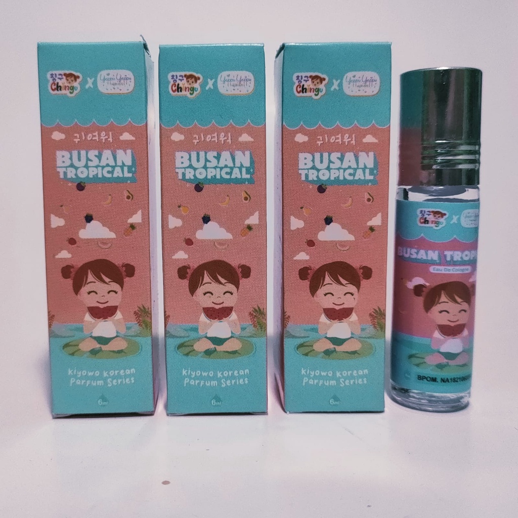 [FREE ONGKIR] Parfum Korean Series Yeppu Yeppu Busan Tropical by Kiyowo All Varian Lengkap