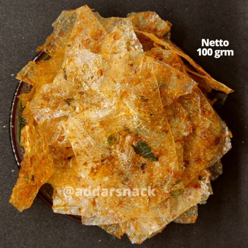 Keripik Kaca Halal Instan Netto 100Grm