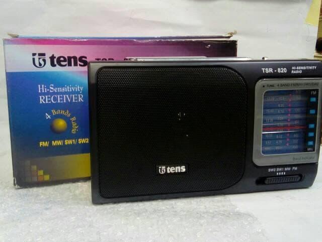 RADIO PORTABLE TENS TSR 820 FM AM AC DC ORIGINAL