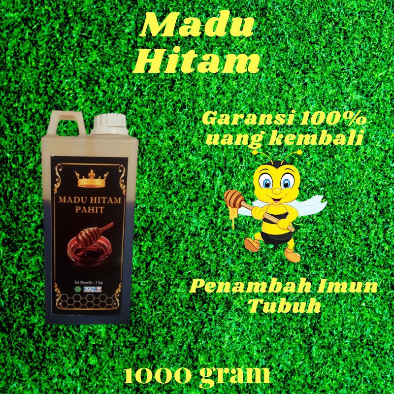 

MADU HITAM PAHIT MURNI HONEY ASLI KUALITAS PREMIUM 1000 GR