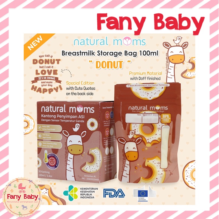 NATURAL MOMS BREASTMILK 100ML [ DONUT ]