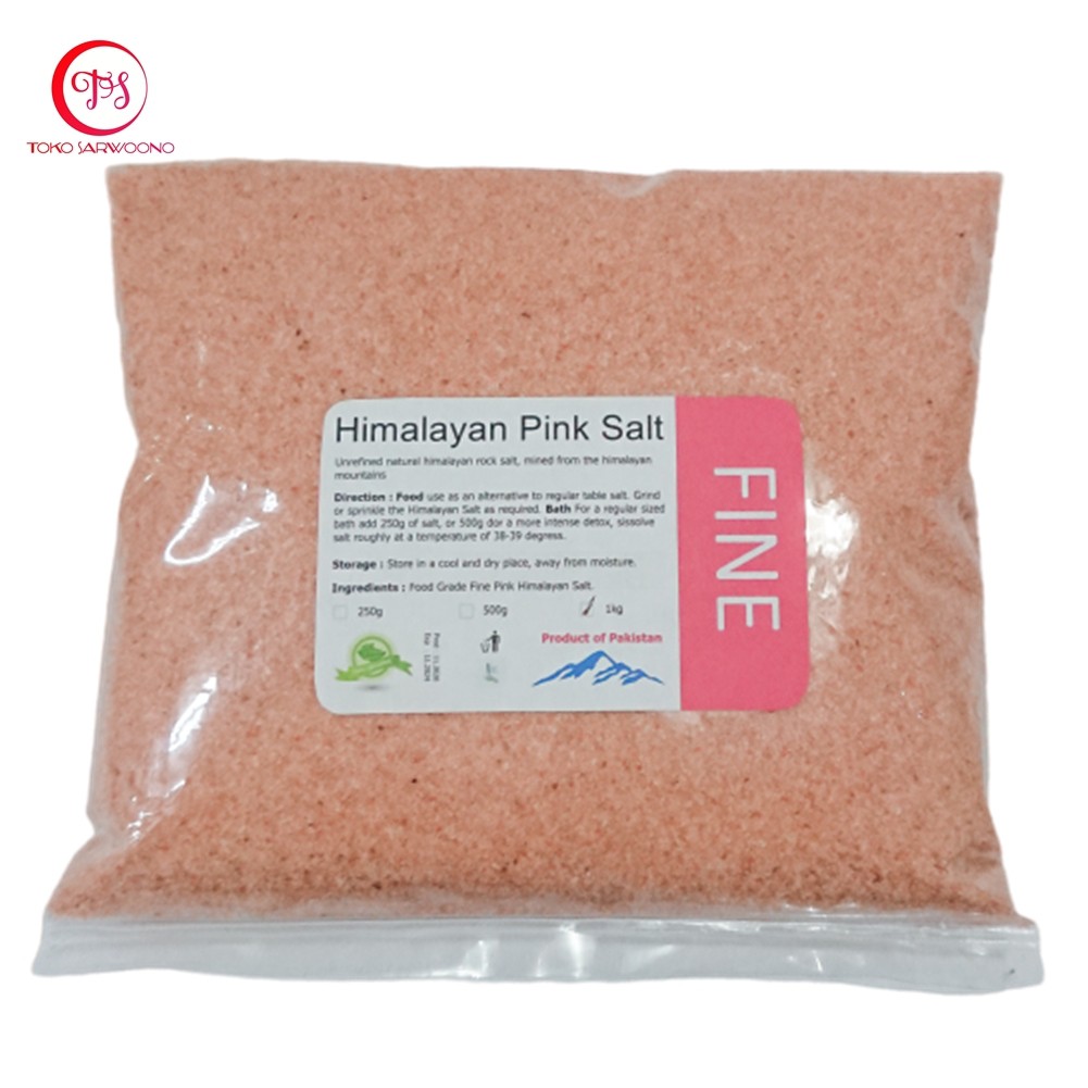 Garam Himalaya 1Kg - Premium Himalayan Pink Salt / Himsalt