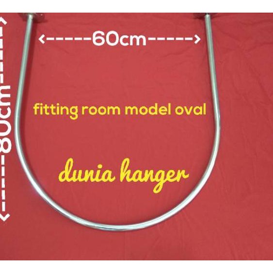 [Original] kamar pas fitting room Oval dan U