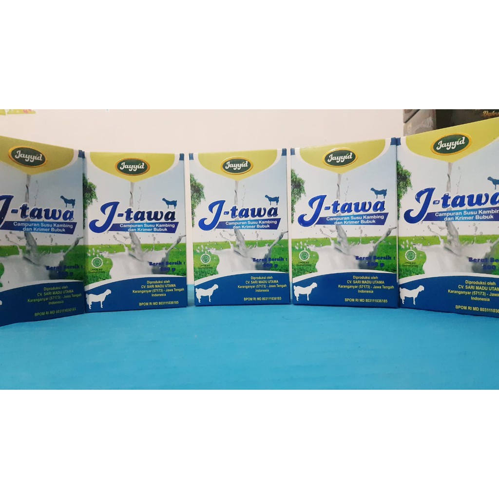 

Susu Kambing Etawa J-Tawa Jayyid Organik Bubuk Isi 200 gram