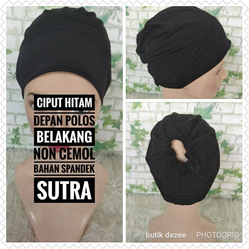 CIPUT HITAM BAHAN SPANDEK SUTERA