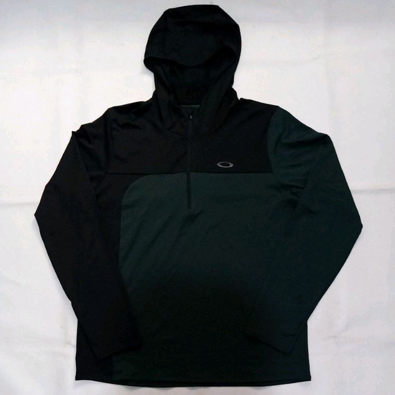 Oakley 1/4 zipper hoodie green and black size 2XL original