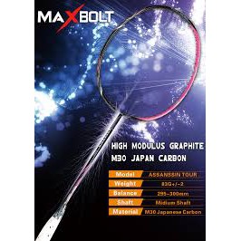 Raket Maxbolt Assassin Tour Pink Bonus Senar