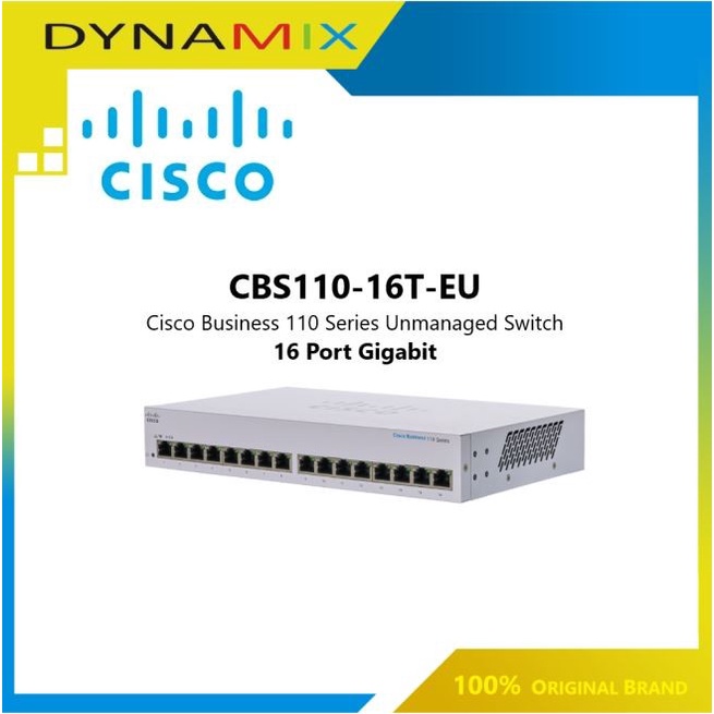 CISCO CBS110-16T-EU 110 Series Bussiness Unmanaged Switch