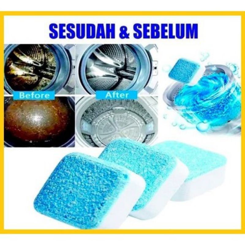 MJ88 Tablet Pembersih Mesin Cuci / Deep Cleaning Washing Super murah