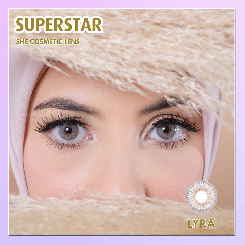 Superstar Lyra softlens warna bulanan