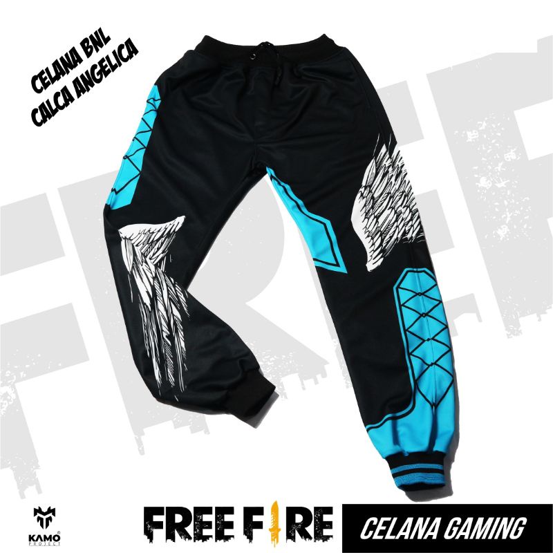 Celana ff Angel Anak Laki Laki Gaming Free Fire Enjel KamoProject