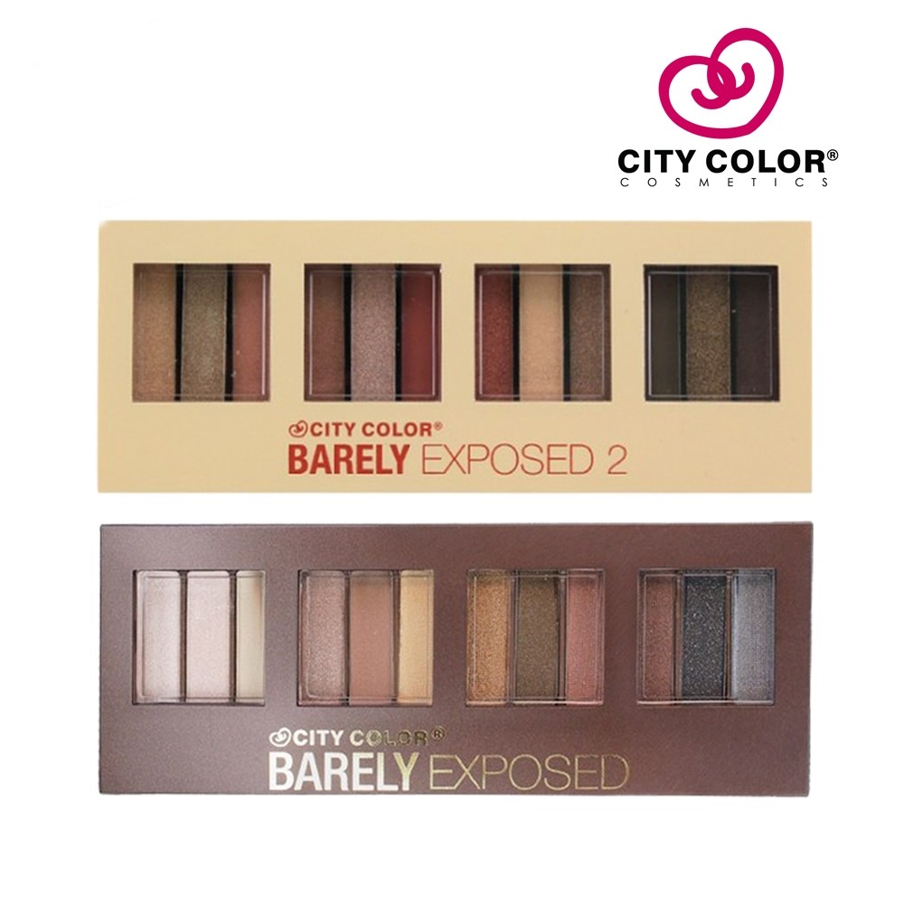 City Color Eye Shadow Pallete Barely Exposed 100 % Original by City Color US