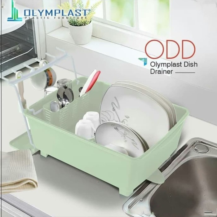 Tempat Piring Olymplast ODD - Merah Muda