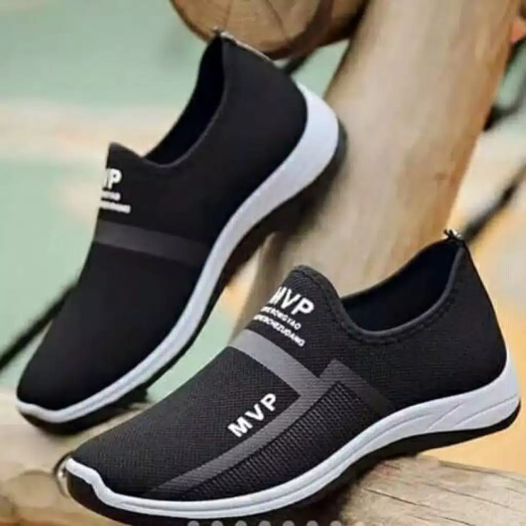 Sepatu Pria dan wanita MPV simpel tanpa tali Casual Sport Running