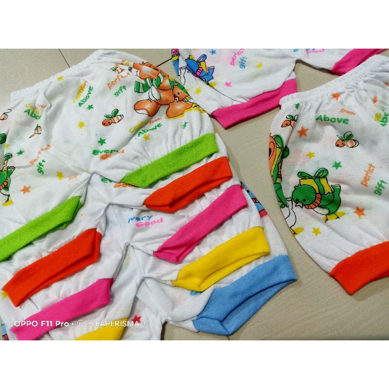 Celana Pendek Bayi Katun RIB 0-6 Bulan 1Pcs Celana Pendek Harian Bayi Celana Bayi Lusinan Harga Grosir