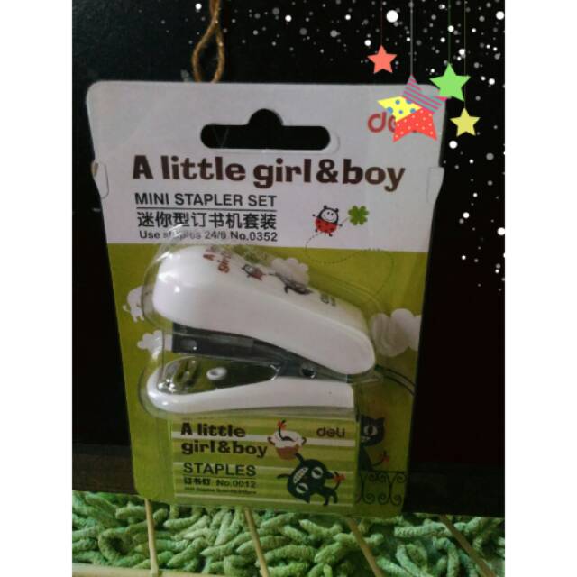 

Mini Stapler Plus Isi Character Animal Warna