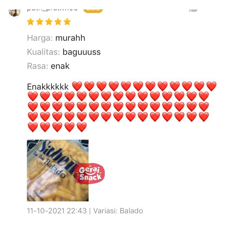 Sabena Snack 1 BAG Aneka Rasa Kemasan Jumbo Cemilan Stick Jagung 360g