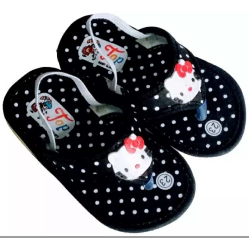 Arkn-sandal anak baby Hello~kitty Bintik