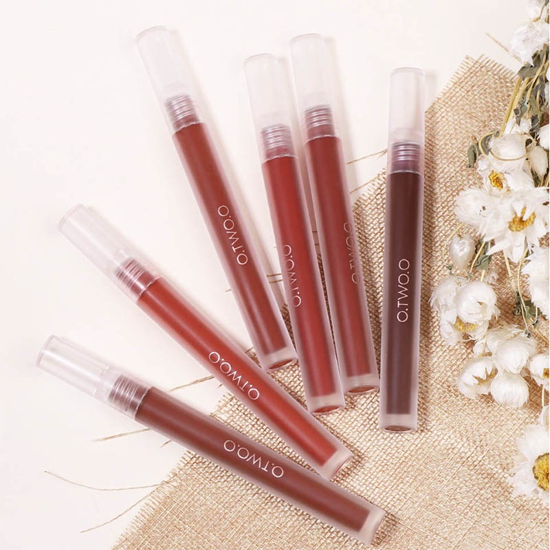 O.TWO.O Matte Lip Gloss Long Lasting Color Non-Stick Liquid Lipstick