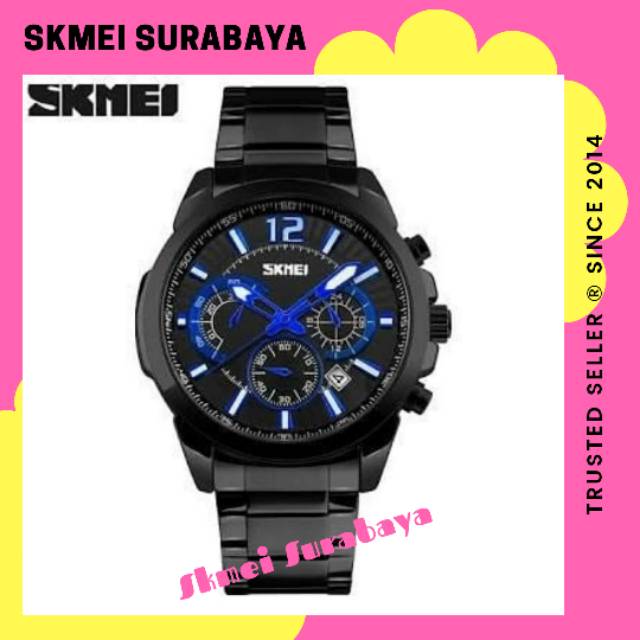 [ COD ] SKMEI 9108 ORIGINAL ANTI AIR WATERPROOF JAM TANGAN PRIA SURABAYA