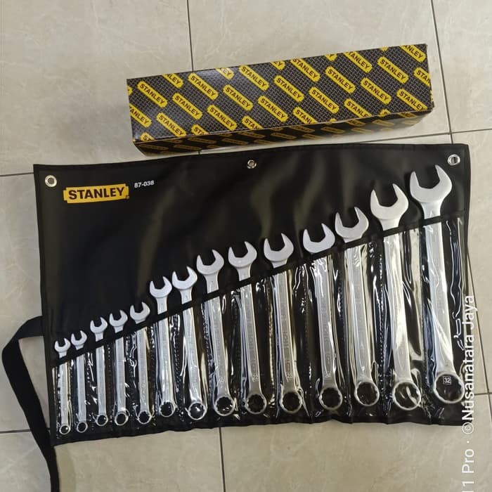 STANLEY Kunci Ring Pas Set 14Pcs 8 - 32mm 87-038-3