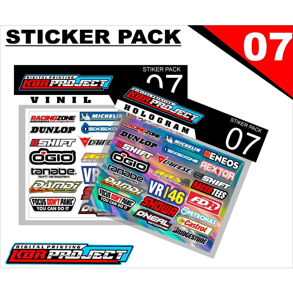 

Sticker Pack - Sticker Pack Variasi List Sticker Pack.07 Design IPING STICKER
