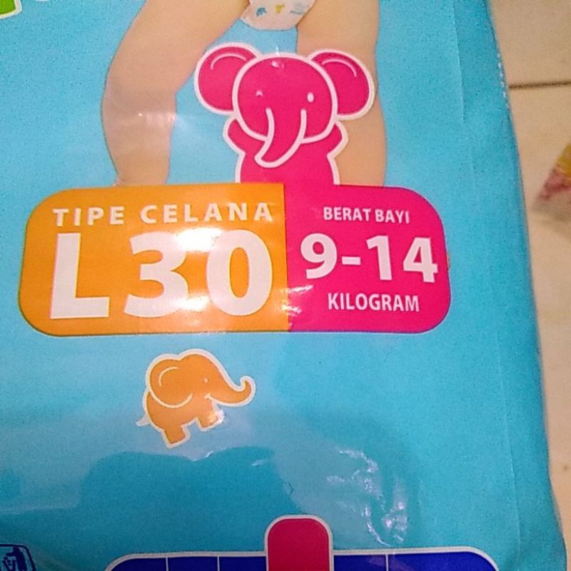 (Lebih Hemat) Baby Happy Pant L30 Tipe Celana