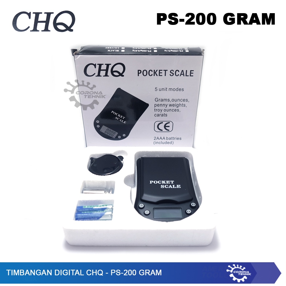 PS-200 Gram - Timbangan Digital CHQ