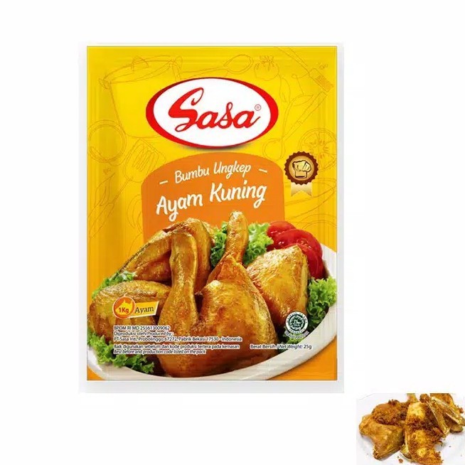 

Sasa Bumbu Ungkep Ayam Kuning 25 gr