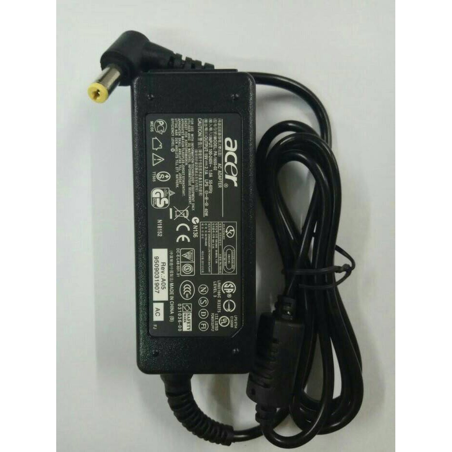 Adaptor Acer Aspire One 722, D260, D255 - 19V 2.15A - Dc. 5.5 x 1.7