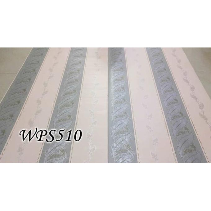 WPS510 STRIPE N TWIST WALLPAPER STICKER  WALPAPER DINDING