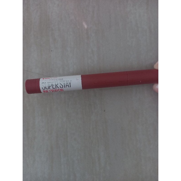 preloved maybelline superstay matte ink crayon 20.