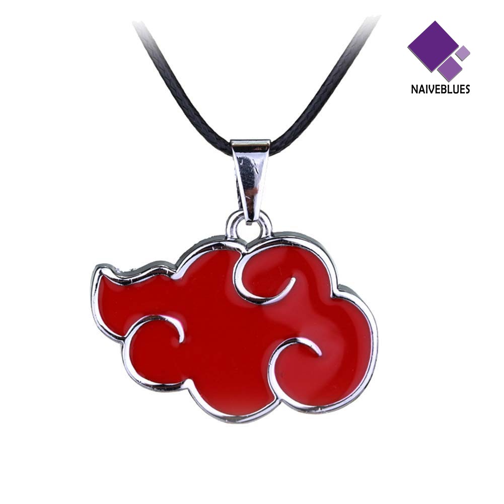 Kalung Liontin Bentuk Awan Warna Merah Anti Korosi Untuk Dekorasi