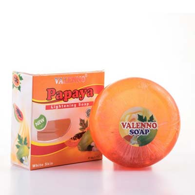 [BPOM] Valenno Sabun Pepaya Transparan Whitening 90 gr / Sabun Pepaya / Whitening / Kulit Sehat