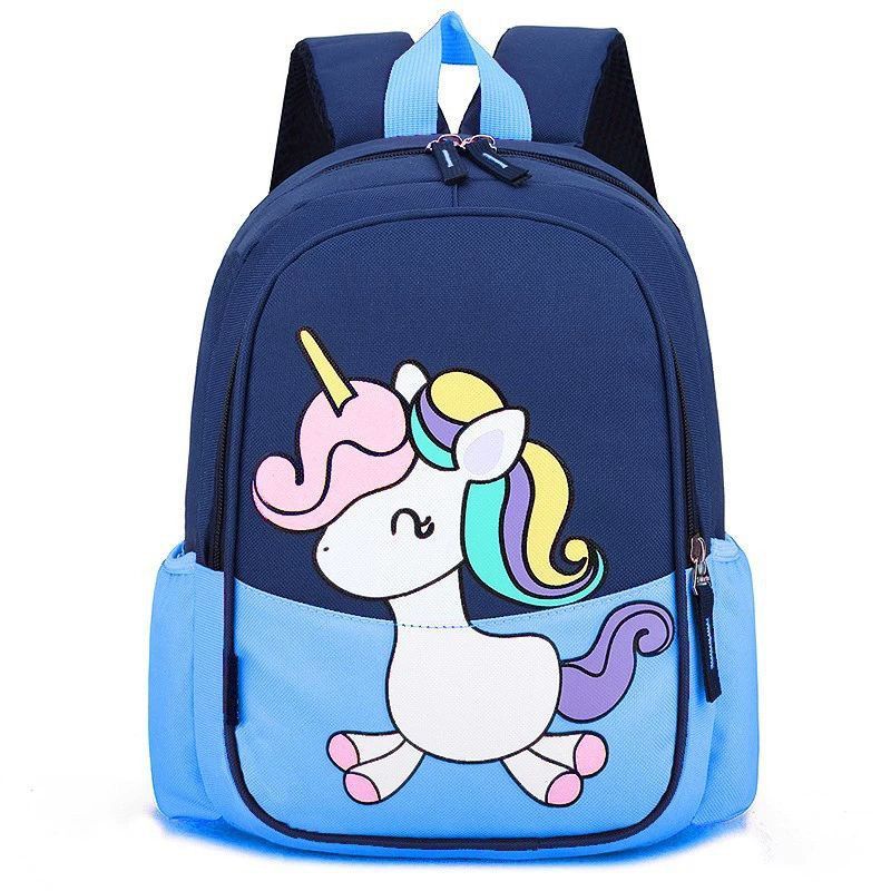 READY GOJEK GRAB TAS RANSEL SEKOLAH UNICORN PINK UNGU BIRU MERAH NAVY UNTUK BAWA BUKU BAJU RENANG AN