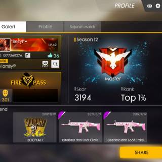 Jual Akun Free Fire Shopee Indonesia