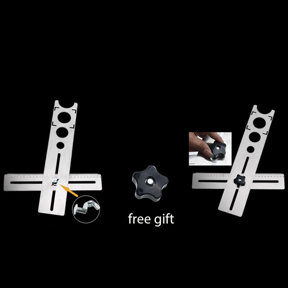[Elegan] Kaca Puncher Universal Multifungsi Untuk Carpenter Hole Locator Pembuka Lubang Bor Bulat