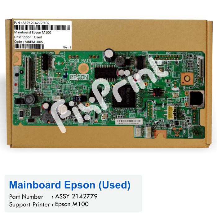 Mainboard Printer Epson M100 Motherboard M100 Logic Board M100 Original CC03 MAIN ASSY 2142779 02