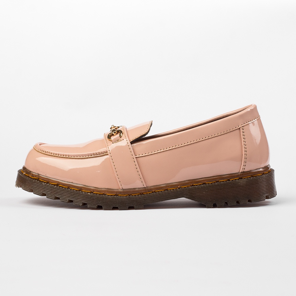 MEGAN PINK |ManNeedMe x NAZ| Sepatu Pantofel Wanita Formal / Kantor Sol Docmart ORIGINAL