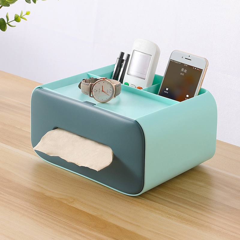 PF-106 Kotak Tisu Serbaguna / Tissue Box / Kotak Penyimpanan /Tissue Box Multifungsi/Smartphone Holder