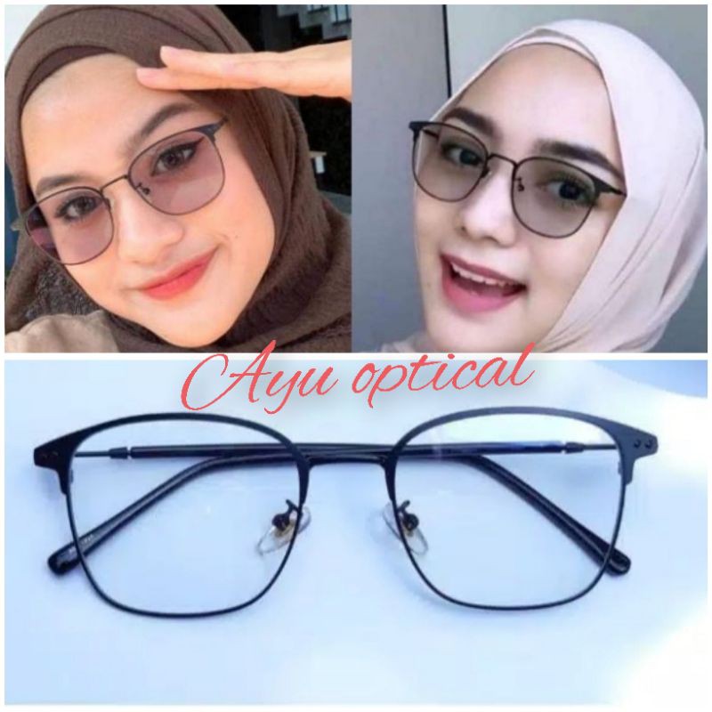 kacamata minus paket lensa photocromic pria dan wanita frem 1924